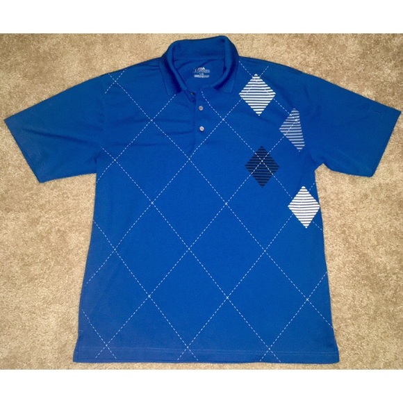 royal blue golf shirt